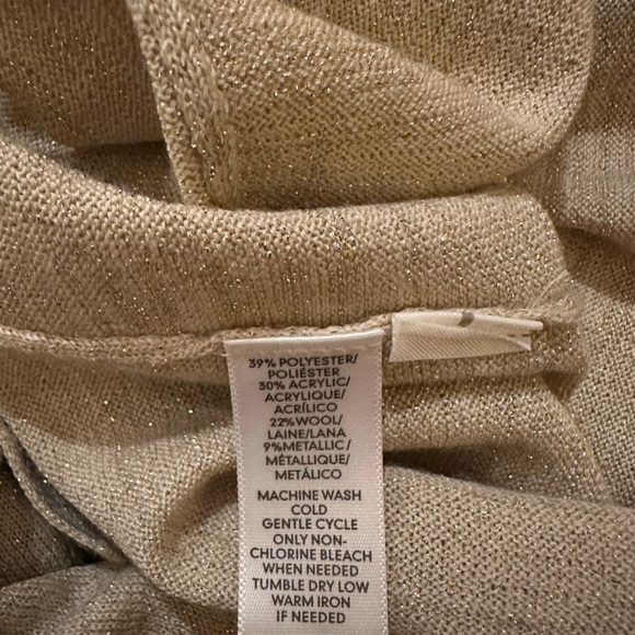 LOFT Lightweight Sparkly Cardigan S FREE SHIP - Picture 5 of 5